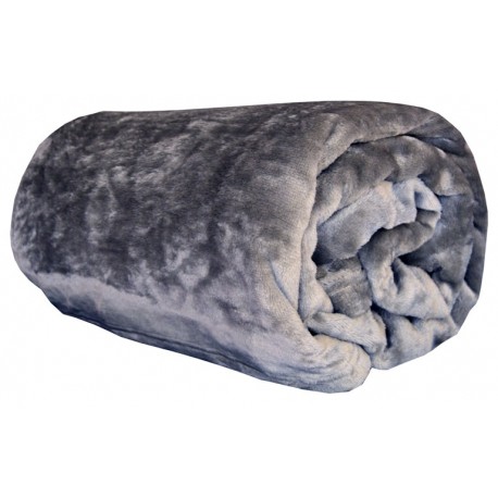 Deka z mikroflanelu - 150 x 200 cm - šedá - Aaryans
