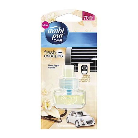 Ambi pur Car Complete 7ml - Moonlight Vanilla, náhradná náplň