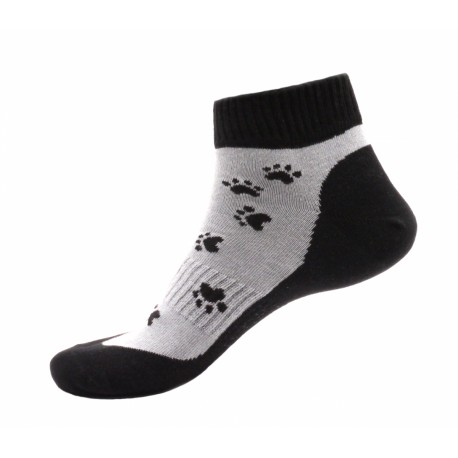Unisex členkové ponožky - Čierne labky - Moda Čapek