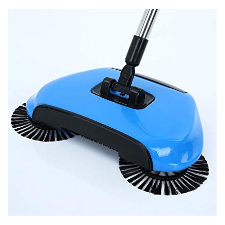 Mechanická rotačná metla Sweep Drag - modrý