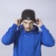 Športová čiapka s bluetooth - čierna