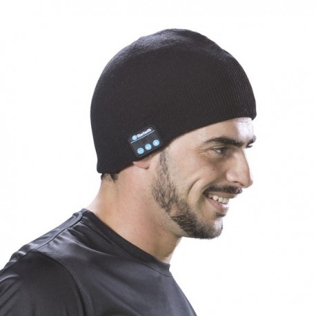 Športová čiapka s bluetooth - čierna
