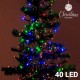 Vianočné osvetlenie - farebné - 40 LED