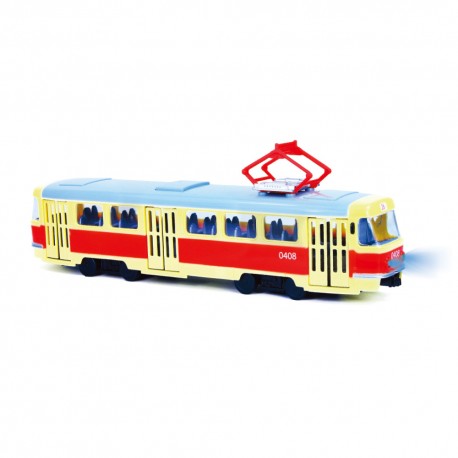 Električka Tatra T3 s hlásením zastávok v češtine - 28 cm - Rappa