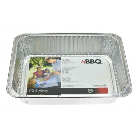Grilovacia hliníková tácka BBQ - 36 x 29 x 7,5 cm
