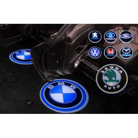 LED projektor loga značky automobilu - 2 ks