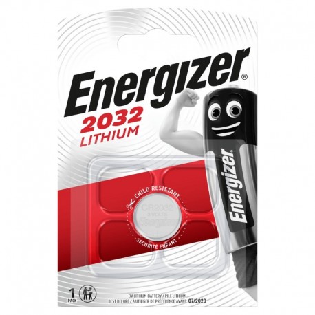 Lítiová gombíková batéria - CR2032 - Energizer