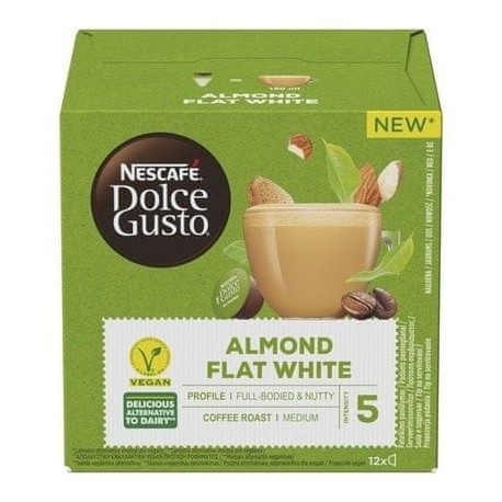 Kapsuly Dolce Gusto - Mandľový Flat White - vegánske - 12 ks - Nescafé