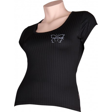 Dámské tričko SELECT 02 - krátky rukáv - čierne - VoXX