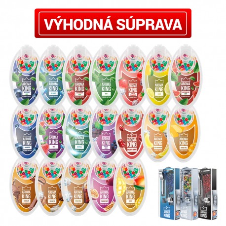 Kráľovská extra výhodná súprava guliek Aroma King