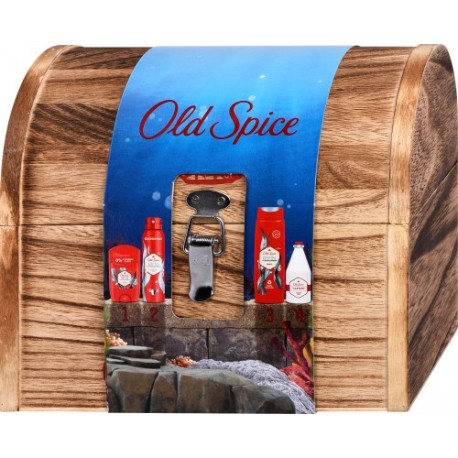 Darčeková sada Old Spice Deep Sea v drevenej truhle