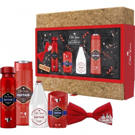 Darčeková sada pre mužov Old Spice Captain v korkovej krabičke